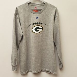 NFL Men's Green Bay Packers Long Sleeve T-Shirt Size Medium